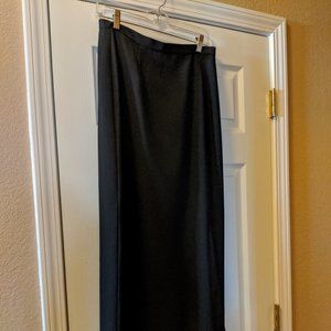 MORGAN TAYLOR BLACK EVENING SKIRT WITH SLIT